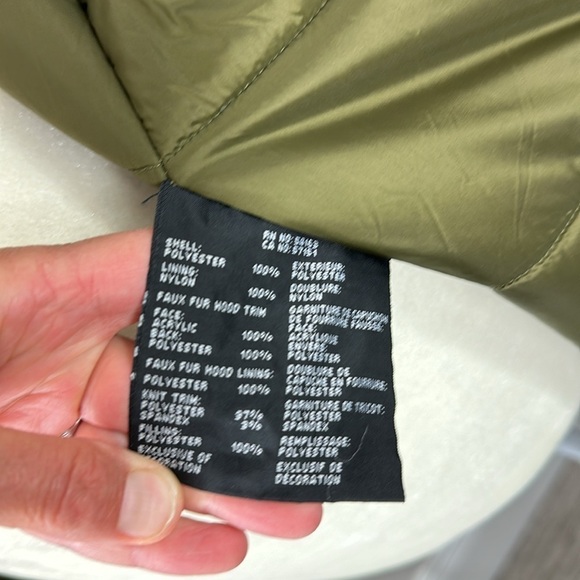 Andrew Marc of New York Black Carina Faux-Fur-Trim Hooded Rain Parka Coat XS - Picture 16 of 16